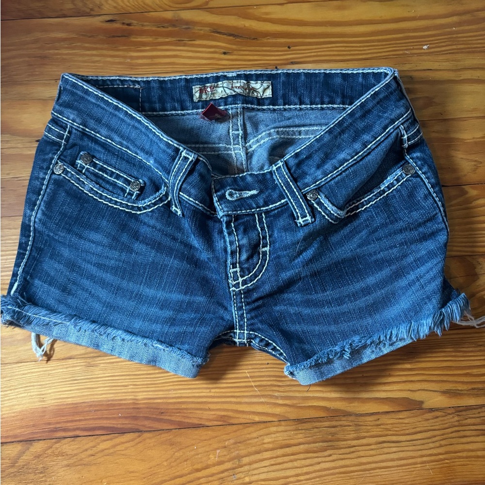 Buckle Jean Shorts Sz 24